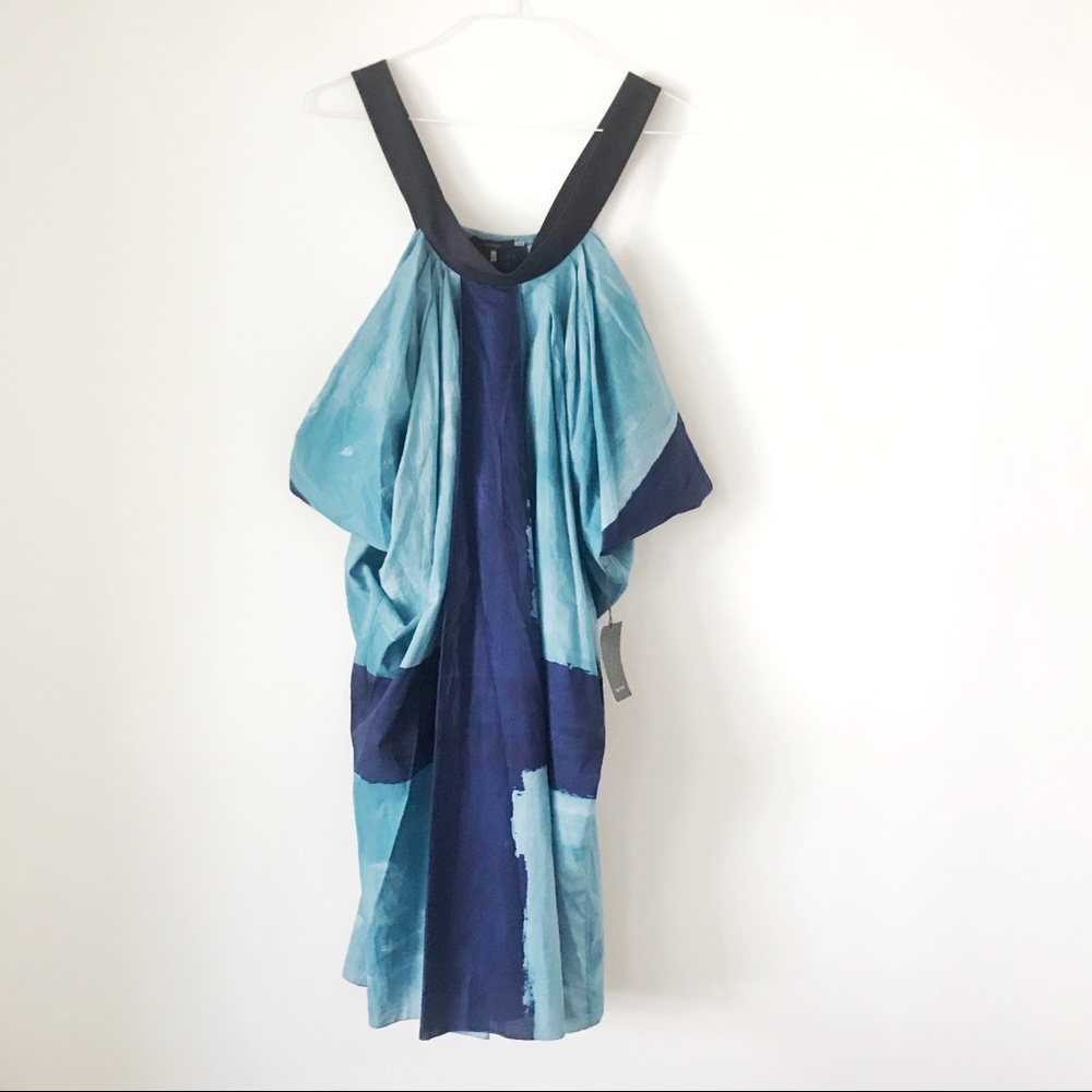 NWT Vera Wang gorgeous cotton blue dress 8